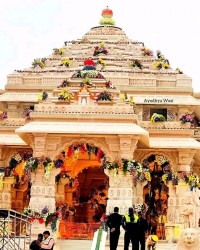 अयोध्यामा आज राम मन्दिरको प्राण प्रतिष्ठा :मोदीले  उद्घाटन गर्दै,